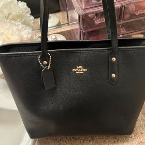Coach Pebble leather tote